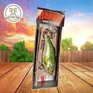 Vintage Rapala Deep Runner Shad Rap Crankbait Fishing Lure - 2.75" - Made in Fin